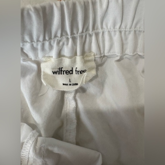 Wilfred Aritzia white puffy boxer style shorts large 100% cotton - Picture 6 of 9